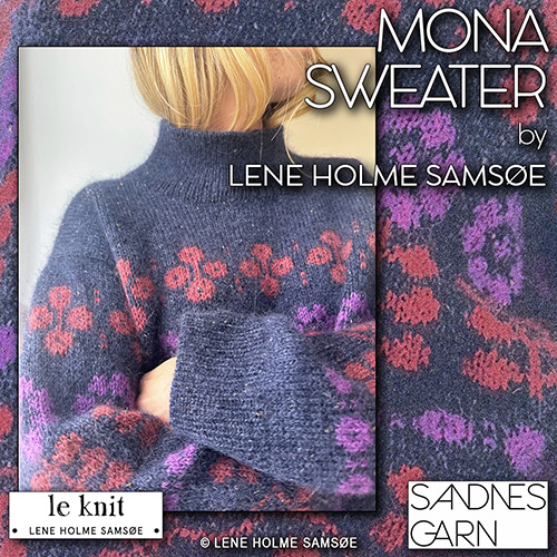 km412 Pattern Mona Sweater di LE KNIT by Lene Holme Samsøe km412 Pattern Mona Sweater di LE KNIT by Lene Holme Samsøe