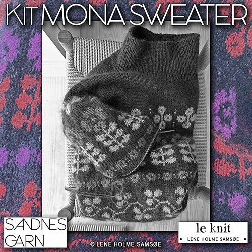 km412 Kit Mona Sweater with Sandnes Garn - Taglie km412 Kit Mona Sweater with Sandnes Garn - Taglie