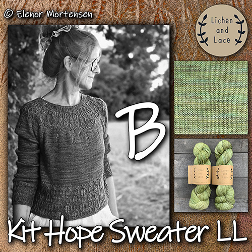 km415 Kit Hope Sweater LL B : Lichen and Lace