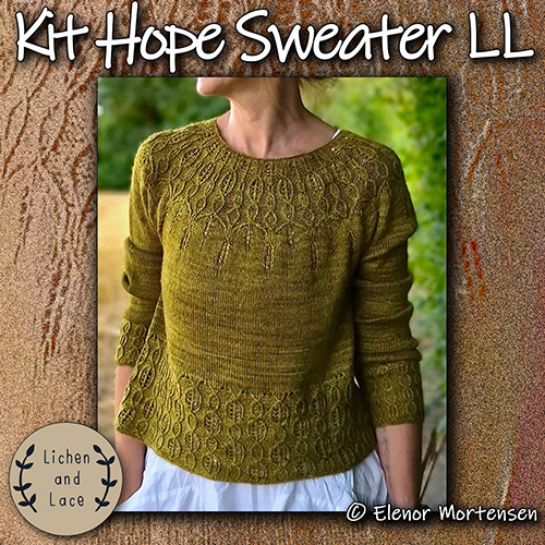 km415 Kit Hope Sweater Lichen and Lace