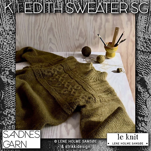 km416 Kit Mona Sweater with Sandnes Garn - Taglie