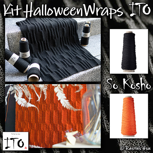 km417 Kit HalloweenWraps : ITO Yarn km417 Kit HalloweenWraps : ITO Yarn