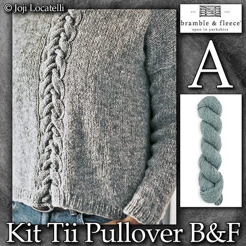 km418 Kit Edith Sweater SG A with Sandnes Garn